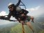 Paragliding tandem - Slet z Černé hory - Krkonoše
