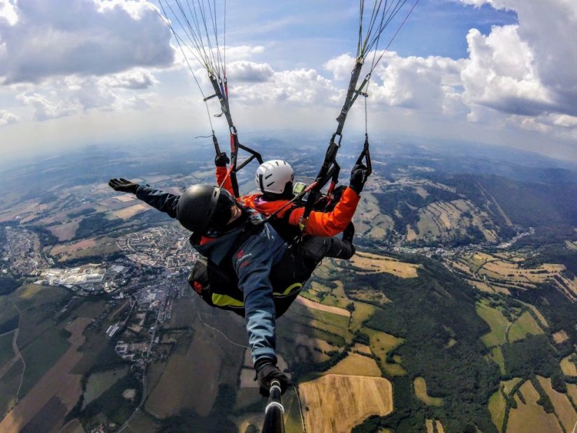 Paragliding tandem - Vyhlídkový let Panorama