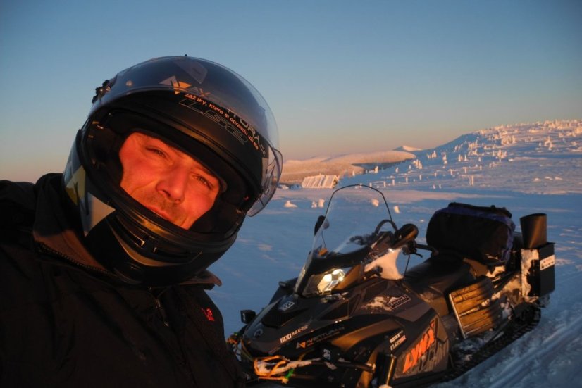 Jízda na sněžném skútru LYNX