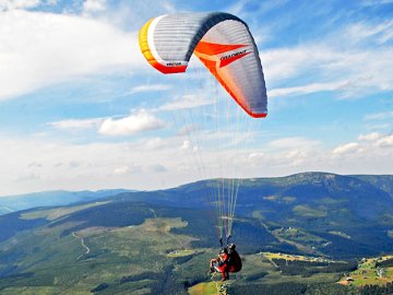 Letní aktivity - Paragliding tandem a Paragliding lekce